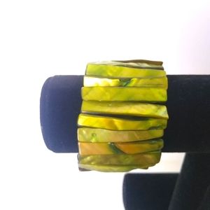 Abalone shell bracelet